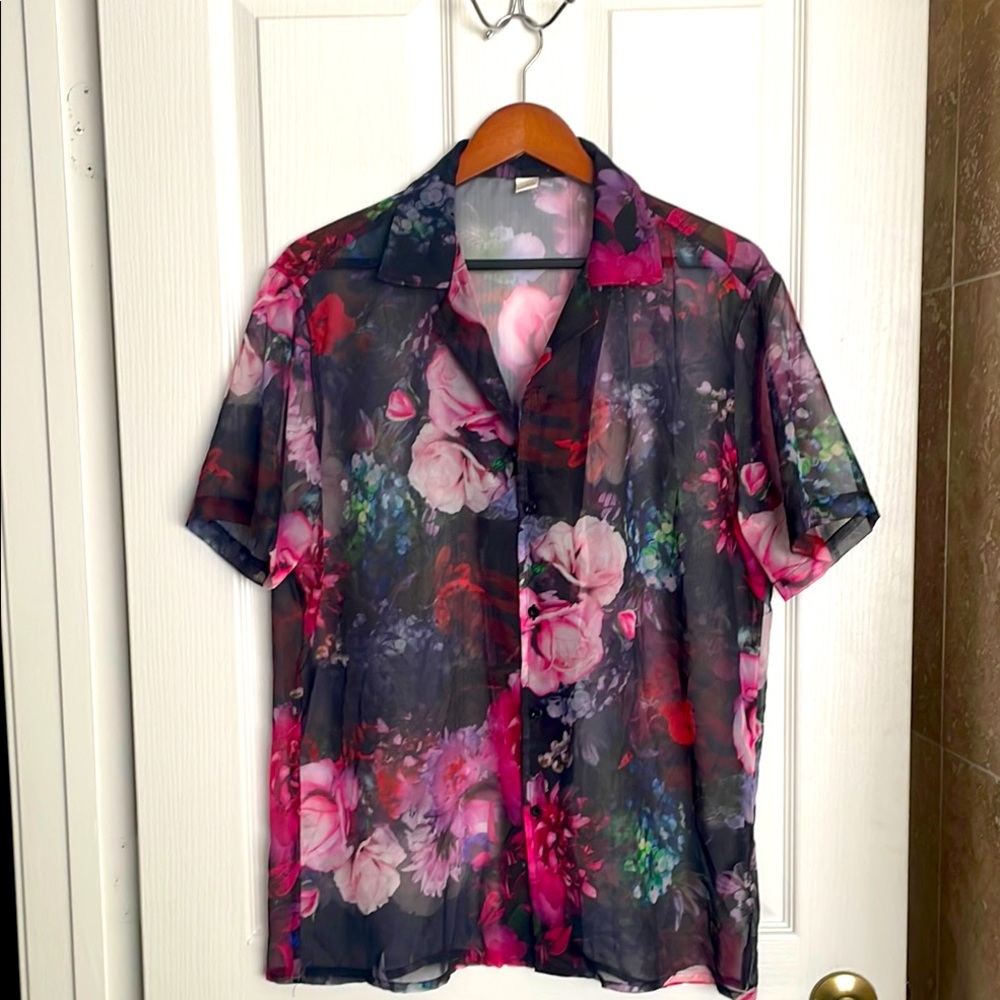 Super Sheer Men’s Floral Shirt